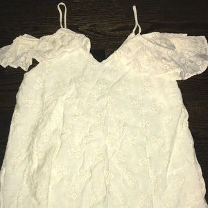 Pastel yellow floral shirt